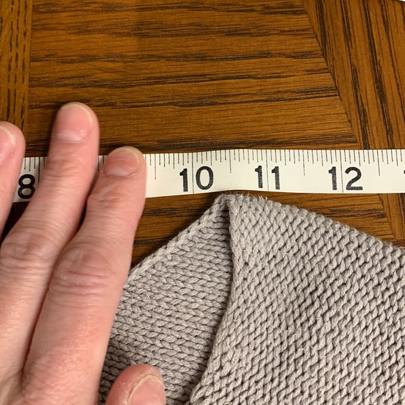 OLD NAVY Women’s Raglan Rolled Sleeves & Hem Cotton/Acrylic Gray Sweater Medium - Picture 8 of 14